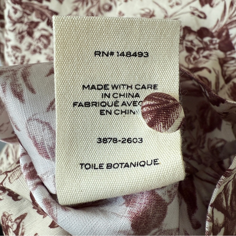 NWT DÔEN Belina Floral Print Dress | Size Med - Picture 9 of 11